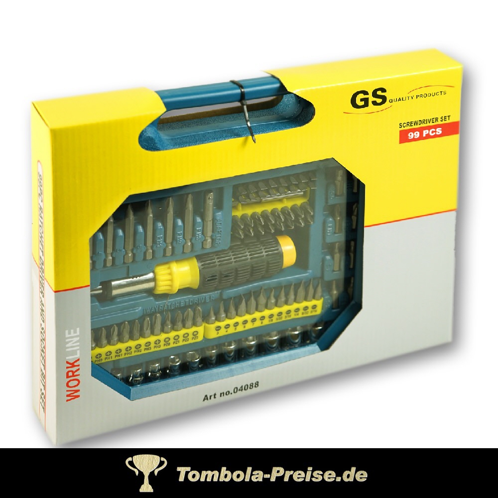 TreuePr&auml;sent Schraubenzieher Set 99-teilig