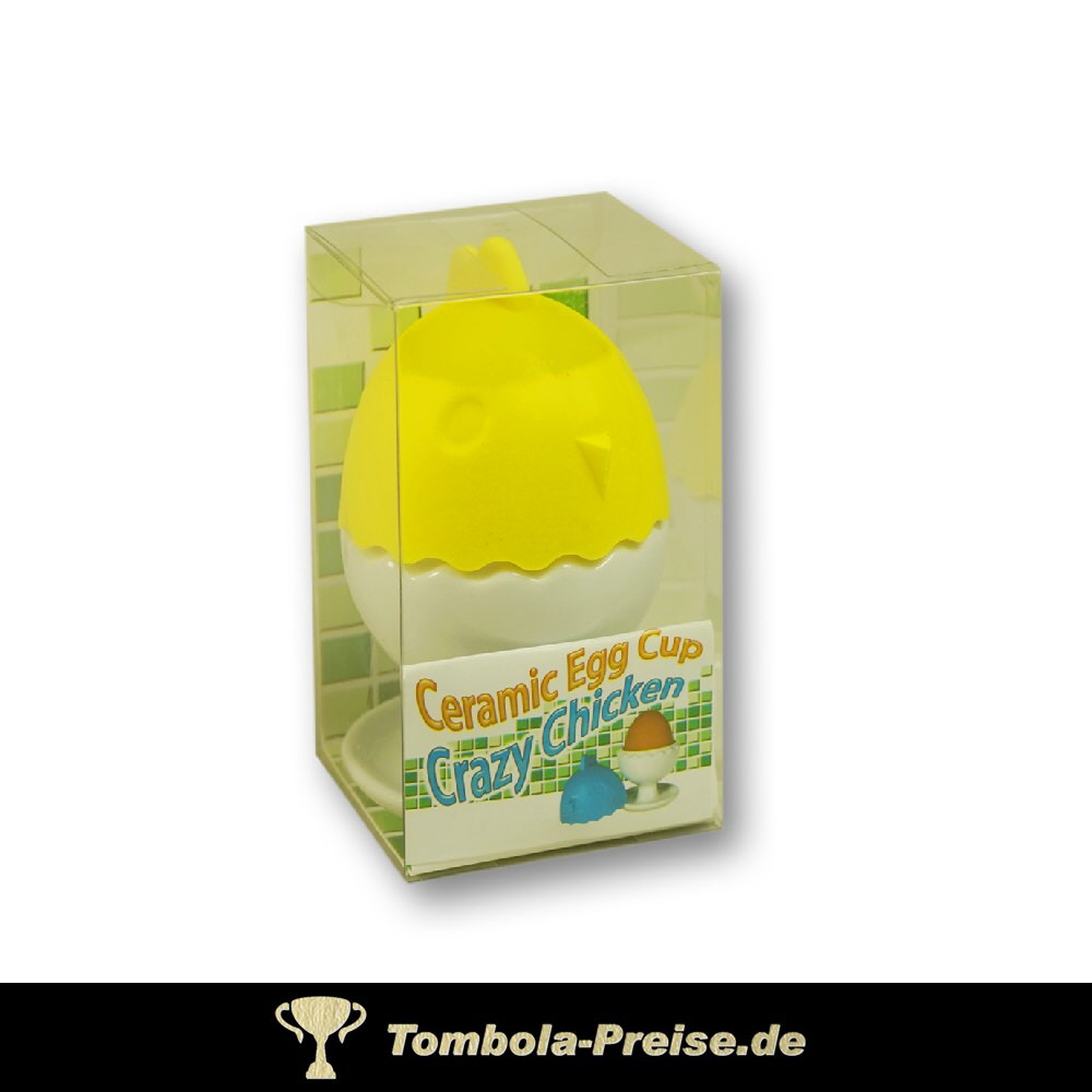 TreuePr&auml;sent Keramik Eierbecher mit Silikon-Haube