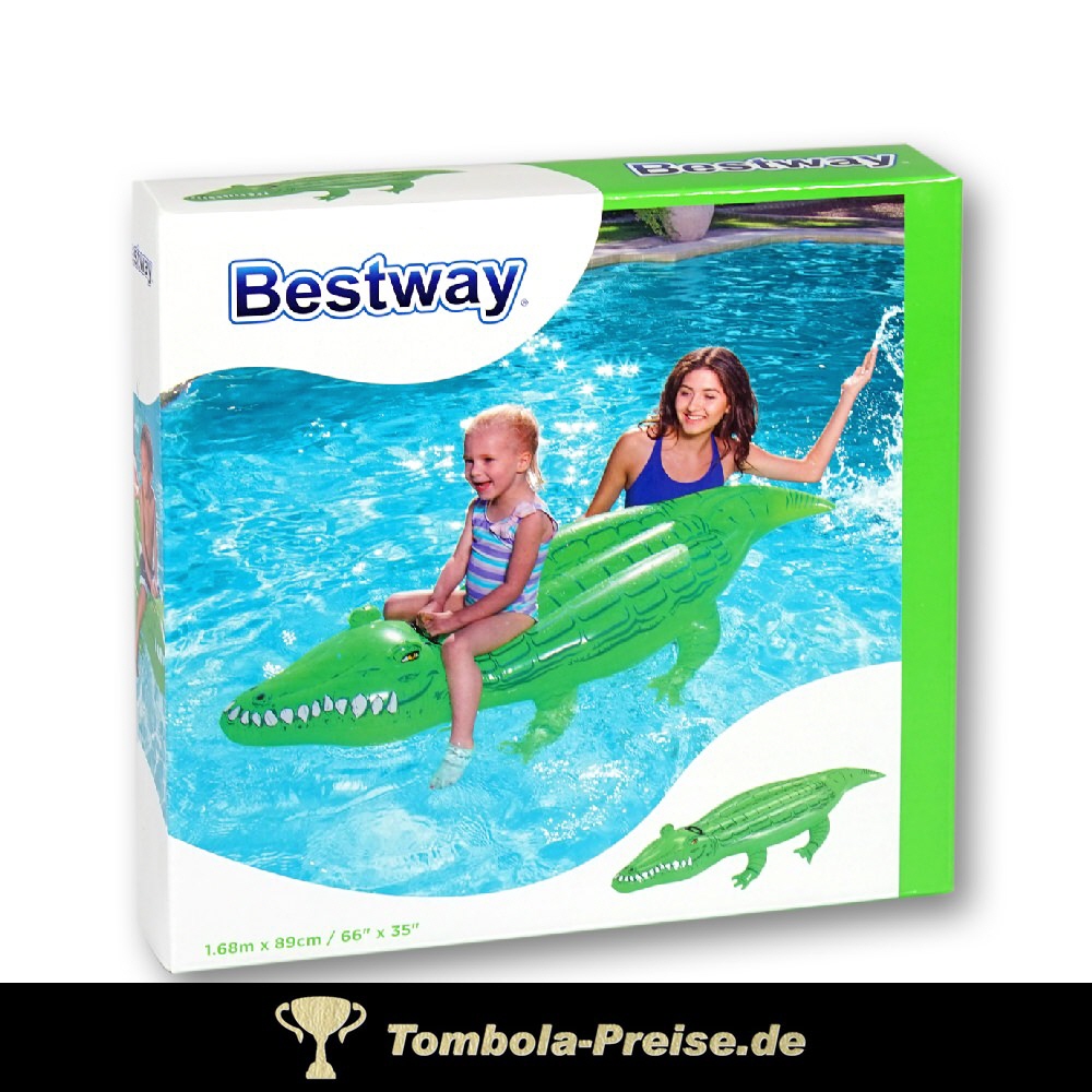 Kroko-Schwimmtier zum Aufblasen