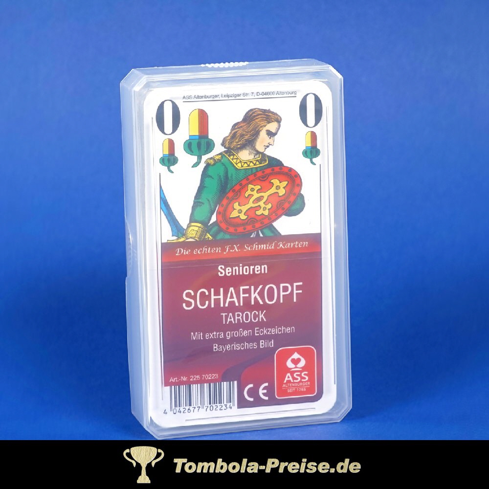 Schafkopfkarten f&uuml;r Senioren