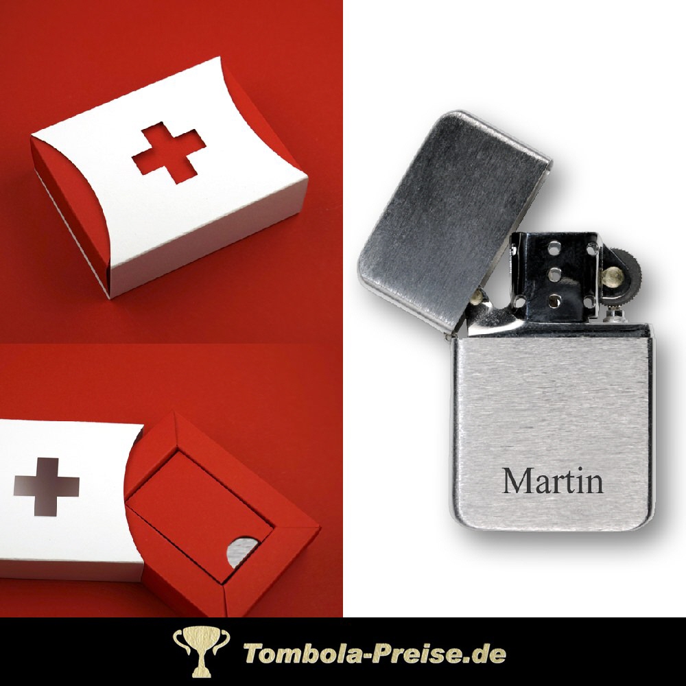 Zippo Benzinfeuerzeug mit Namensgravur