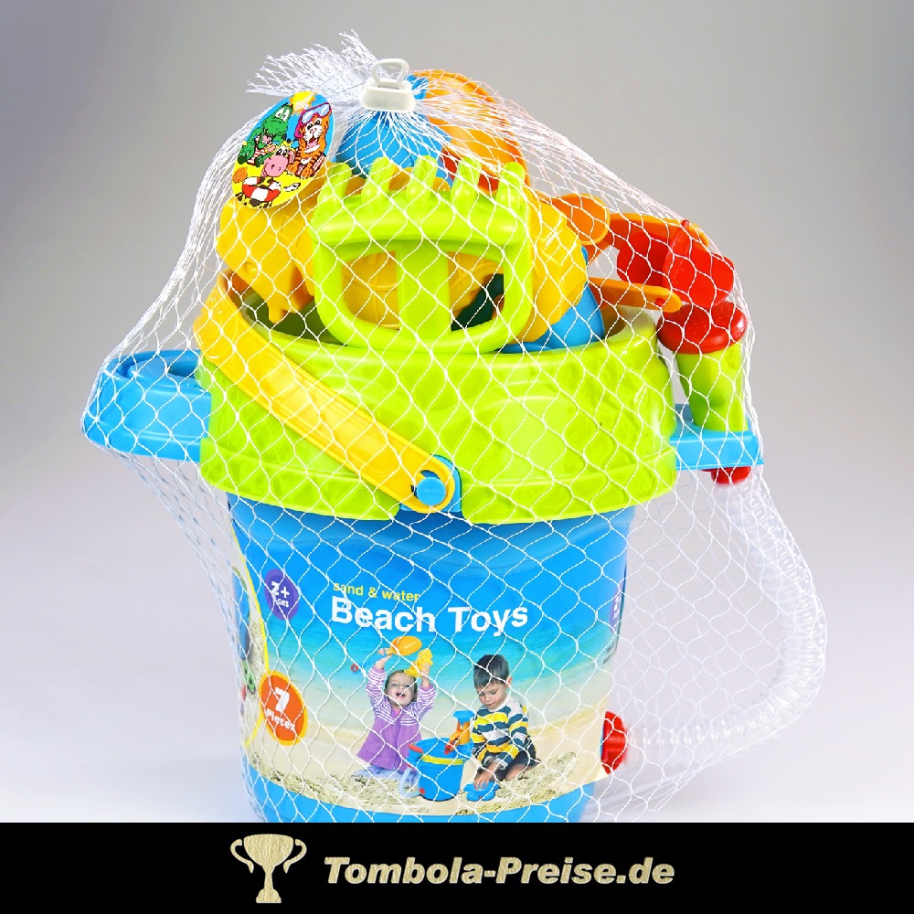 Sandspielzeug im Giesseimer