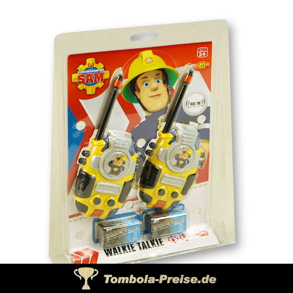 TreuePr&auml;sent Feuerwehrmann Sam Walkie Talkie