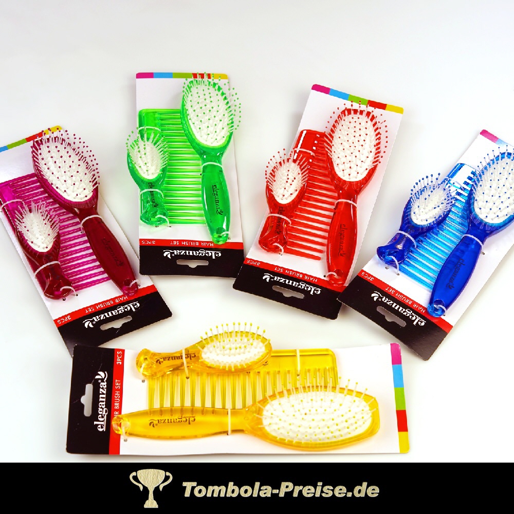 Buntes Haarb&uuml;rsten-Set