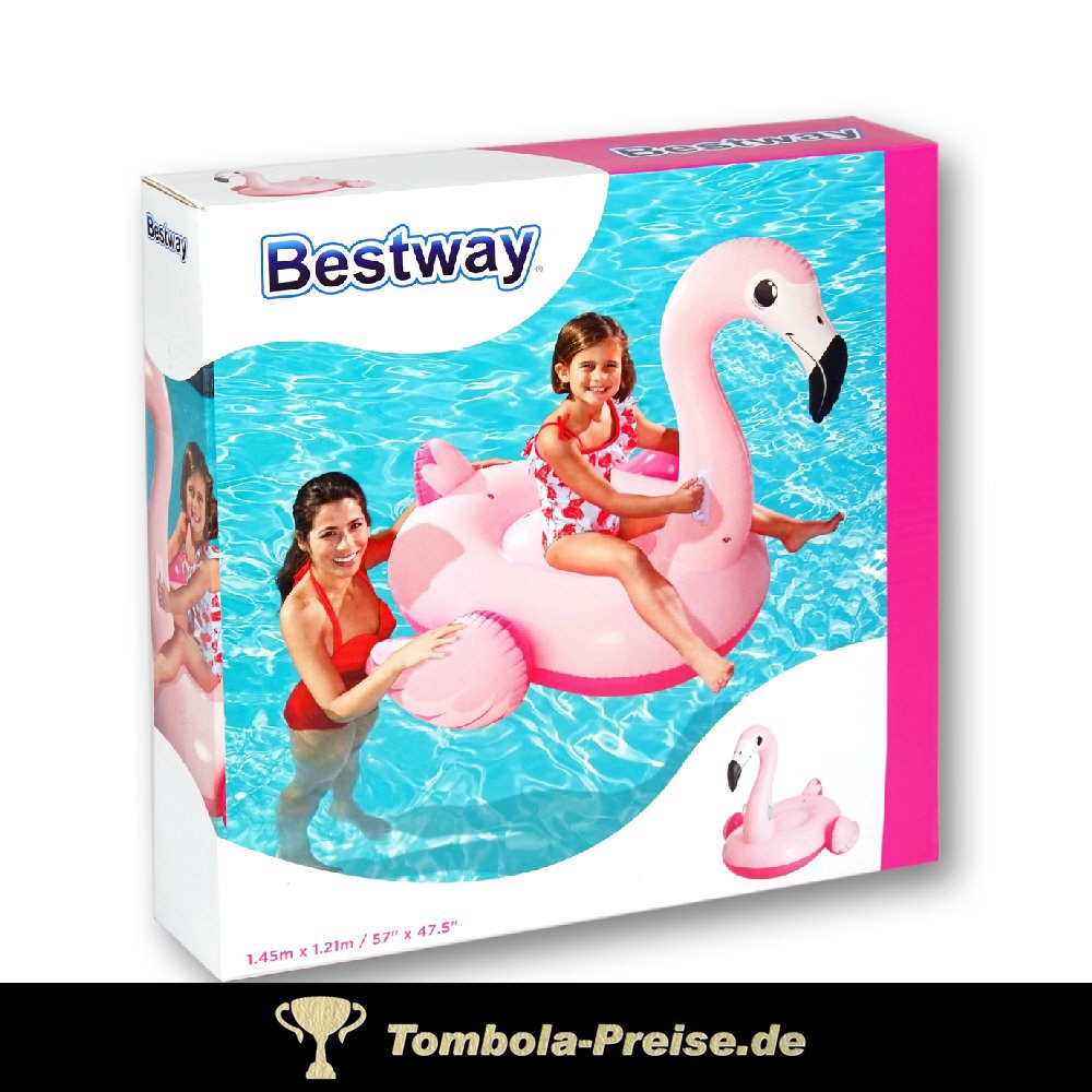 Flamingo-Schwimmtier zum Aufblasen