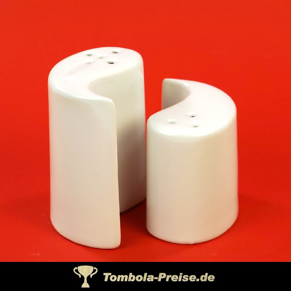 Salz- und Pfefferstreuer weiss