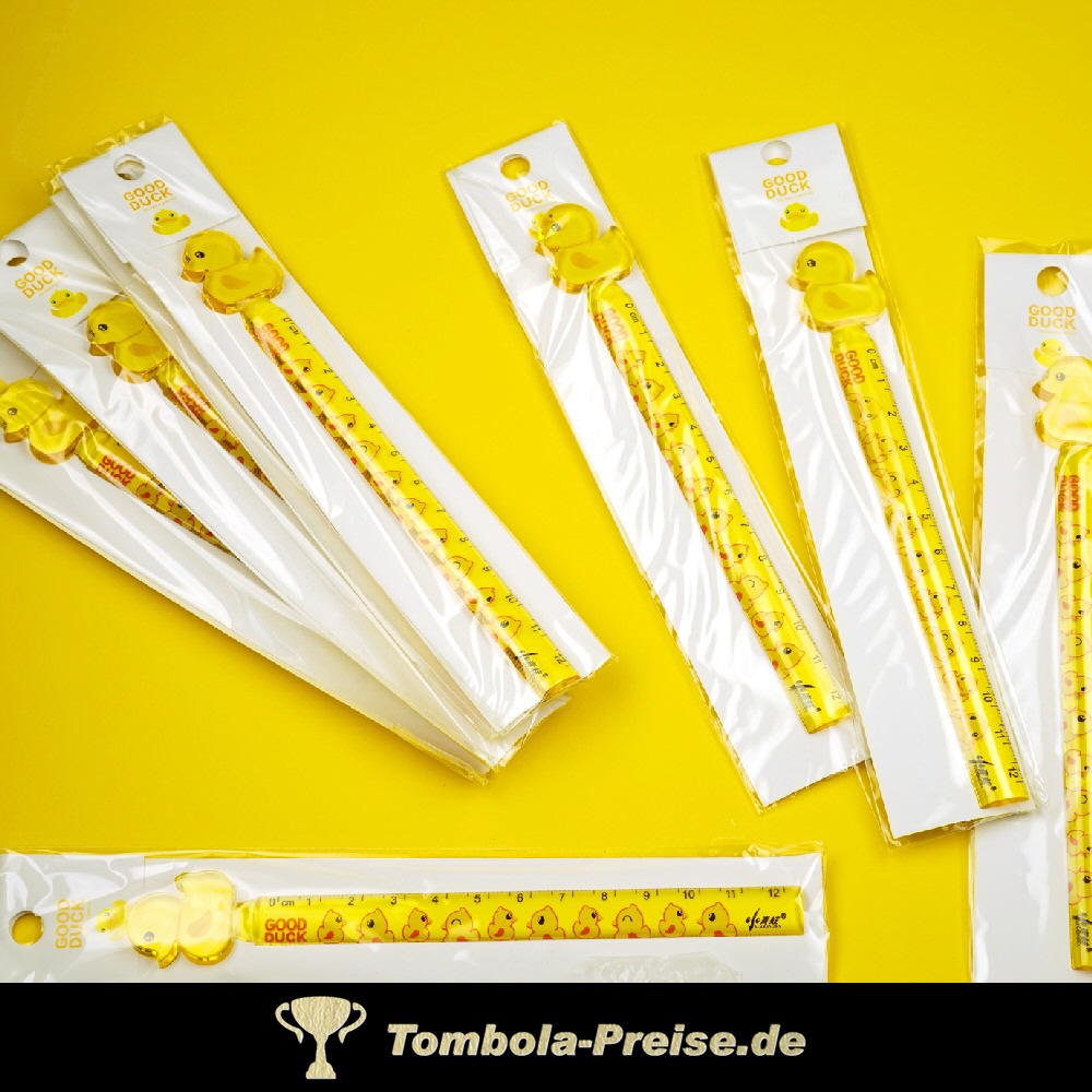 Linieal mit Entenmotiv