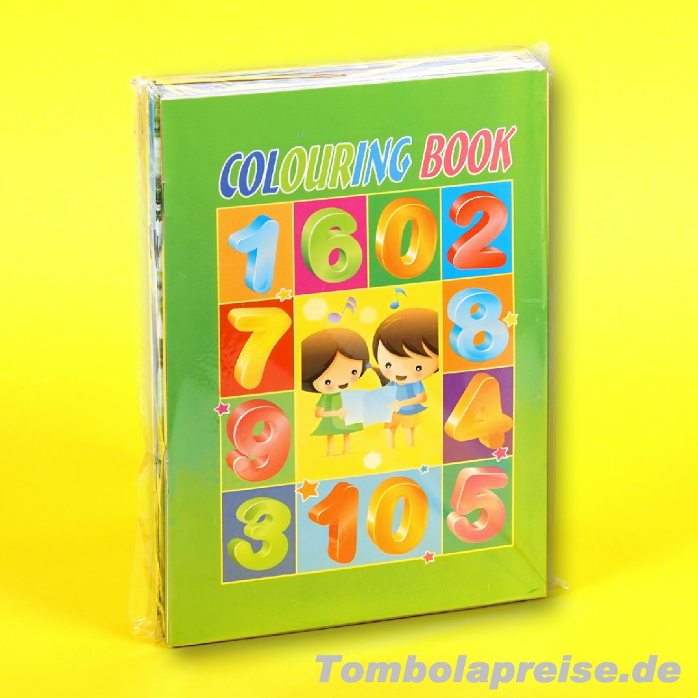Tombolapreis Malbuch mit Stickern