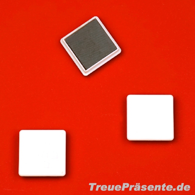 Magnet quadratisch mit individuellem Druck