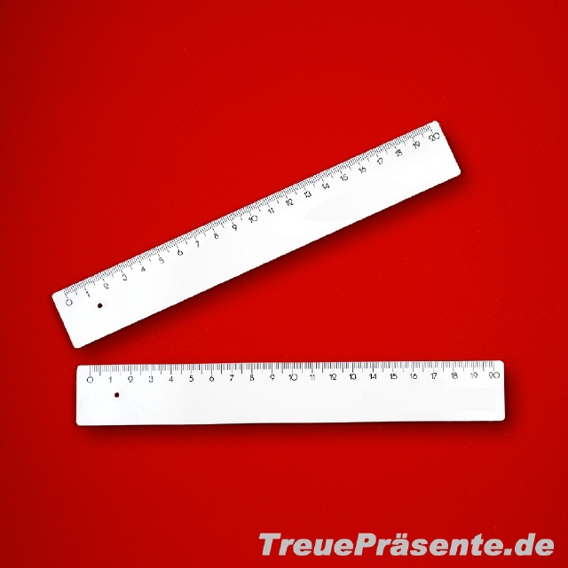 Lineal 20 cm mit individuellem Druck