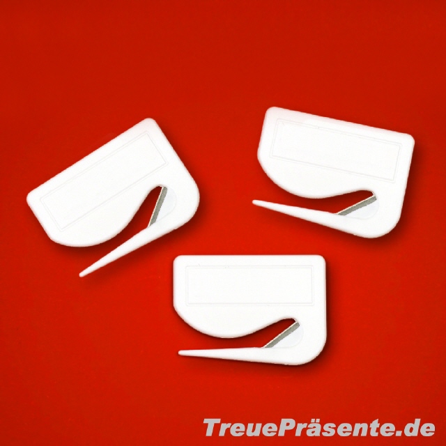 Brief&ouml;ffner eckig mit individuellem Druck