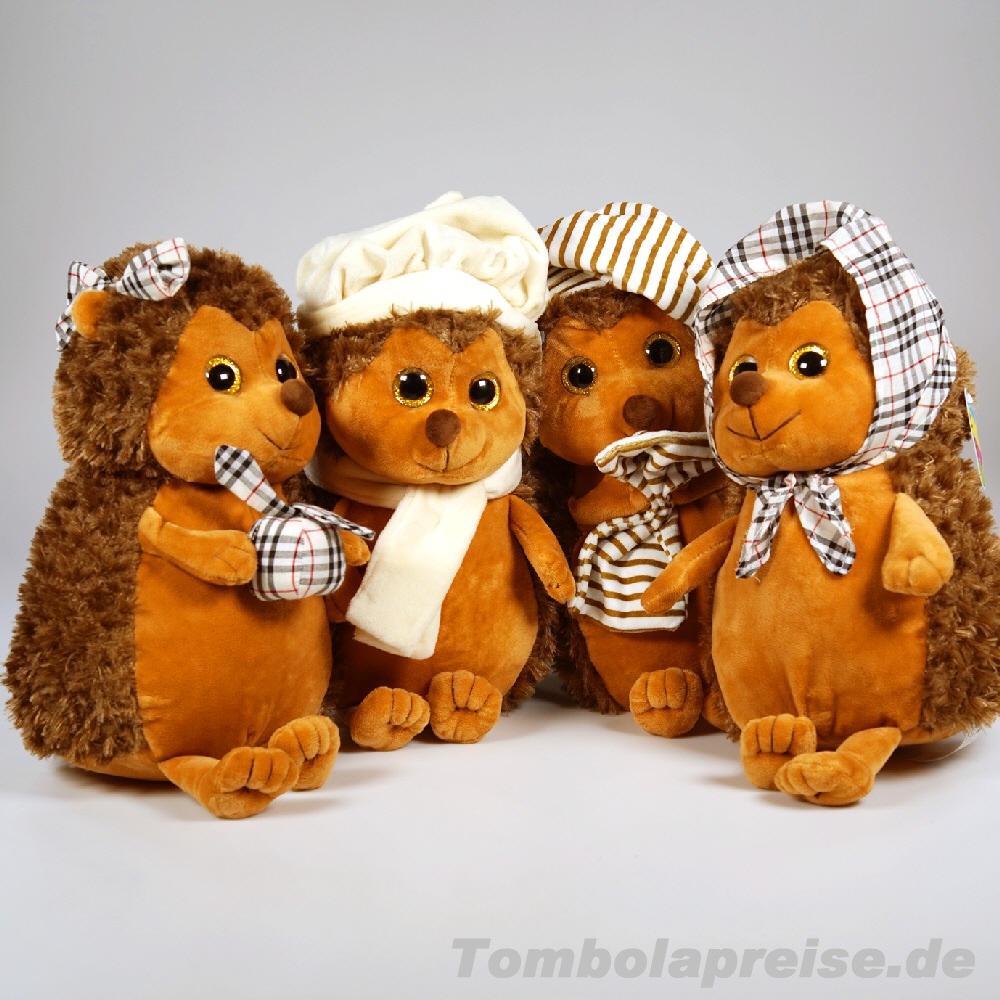Tombolapreis Pl&uuml;sch-Igelfamilie