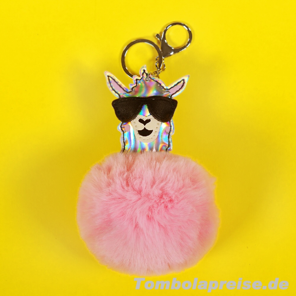 Tombolapreis Schl&uuml;sselanh&auml;nger Lama-Puschel