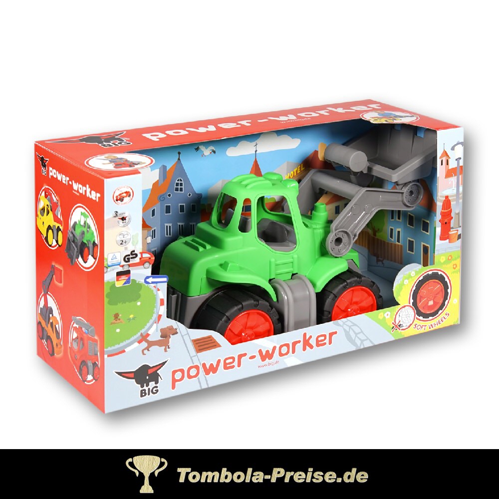 BIG Powerworker Traktor gr&uuml;n