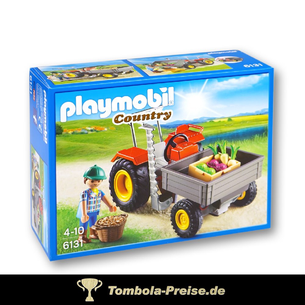 Playmobil Traktor mit Ladefl&auml;che