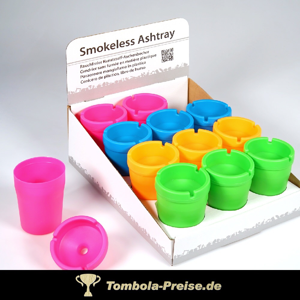 Aschenbecher mit Anti-Rauch-Verschluss