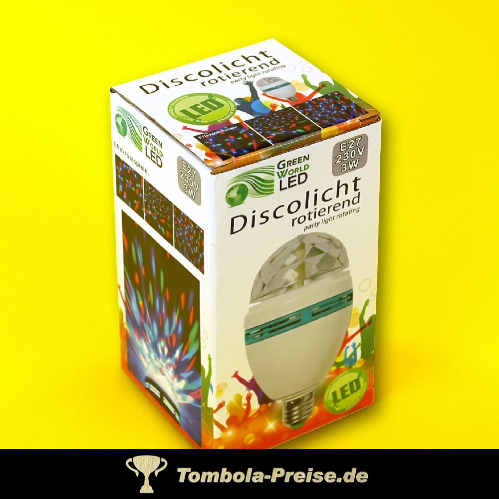 Discokugel rotierend E27-Fassung