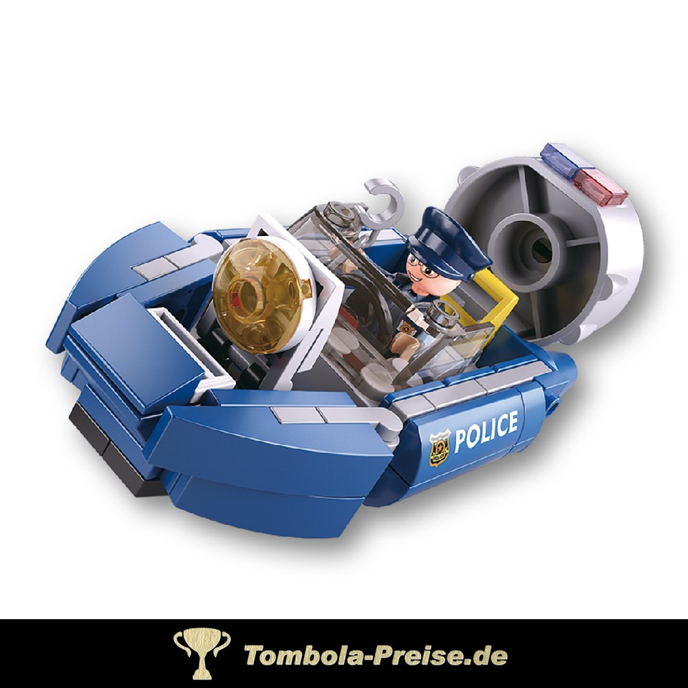 Luftkissenboot Polizei Steckbaukasten