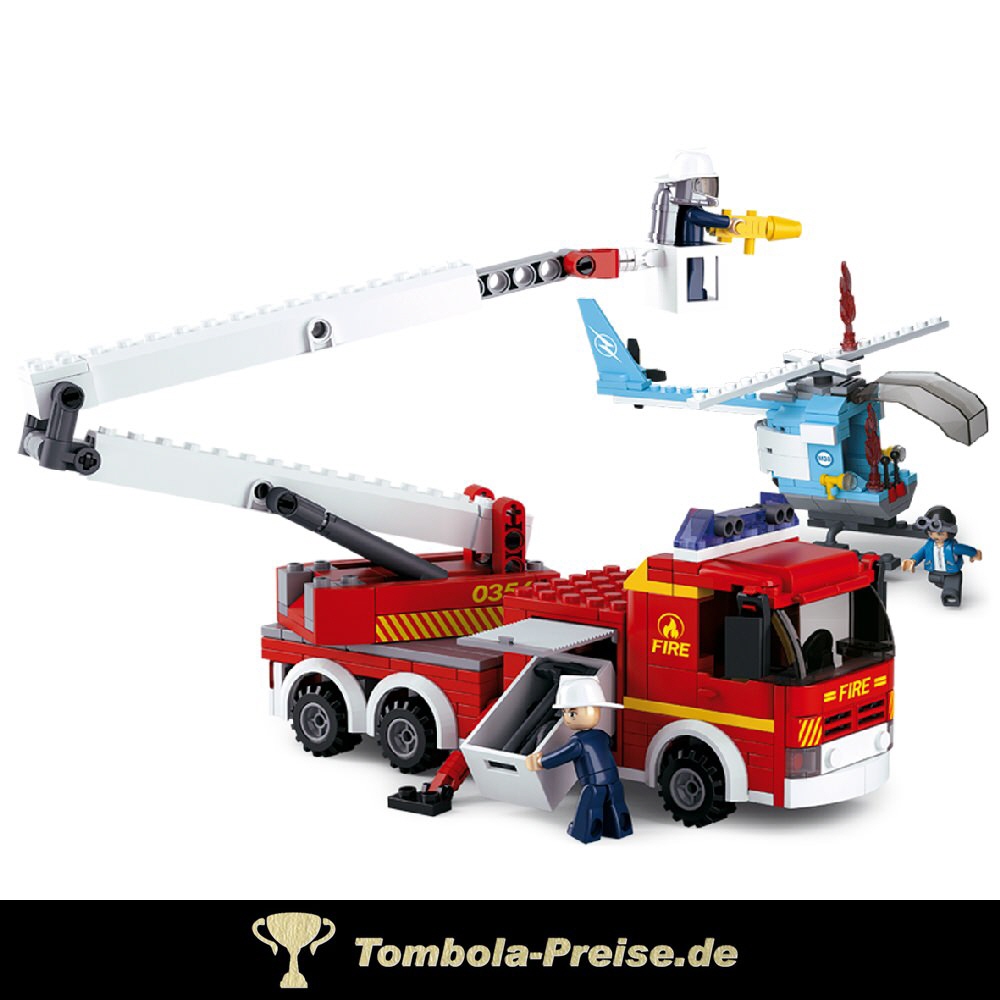 Feuerwehr-L&ouml;schzug Steckbaukasten