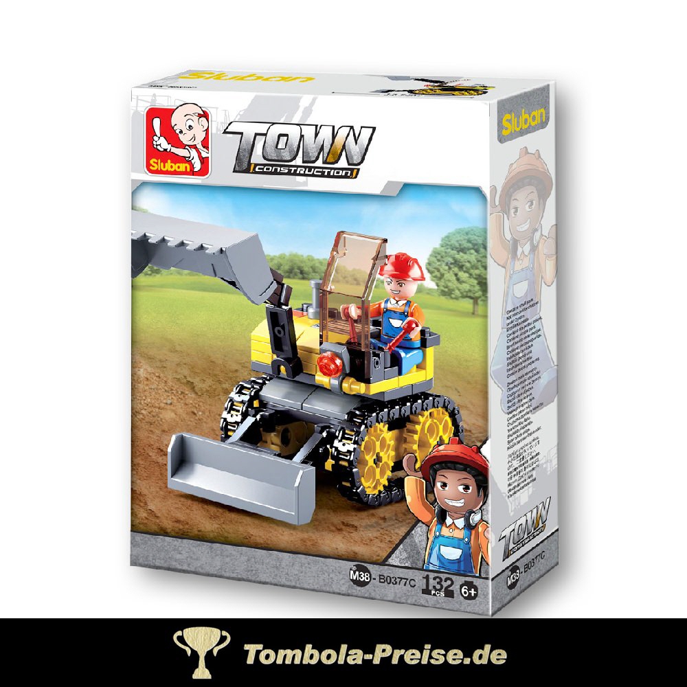 Steckbaukasten Bagger