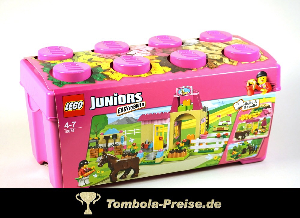 TreuePr&auml;sent Lego Juniors Box pink