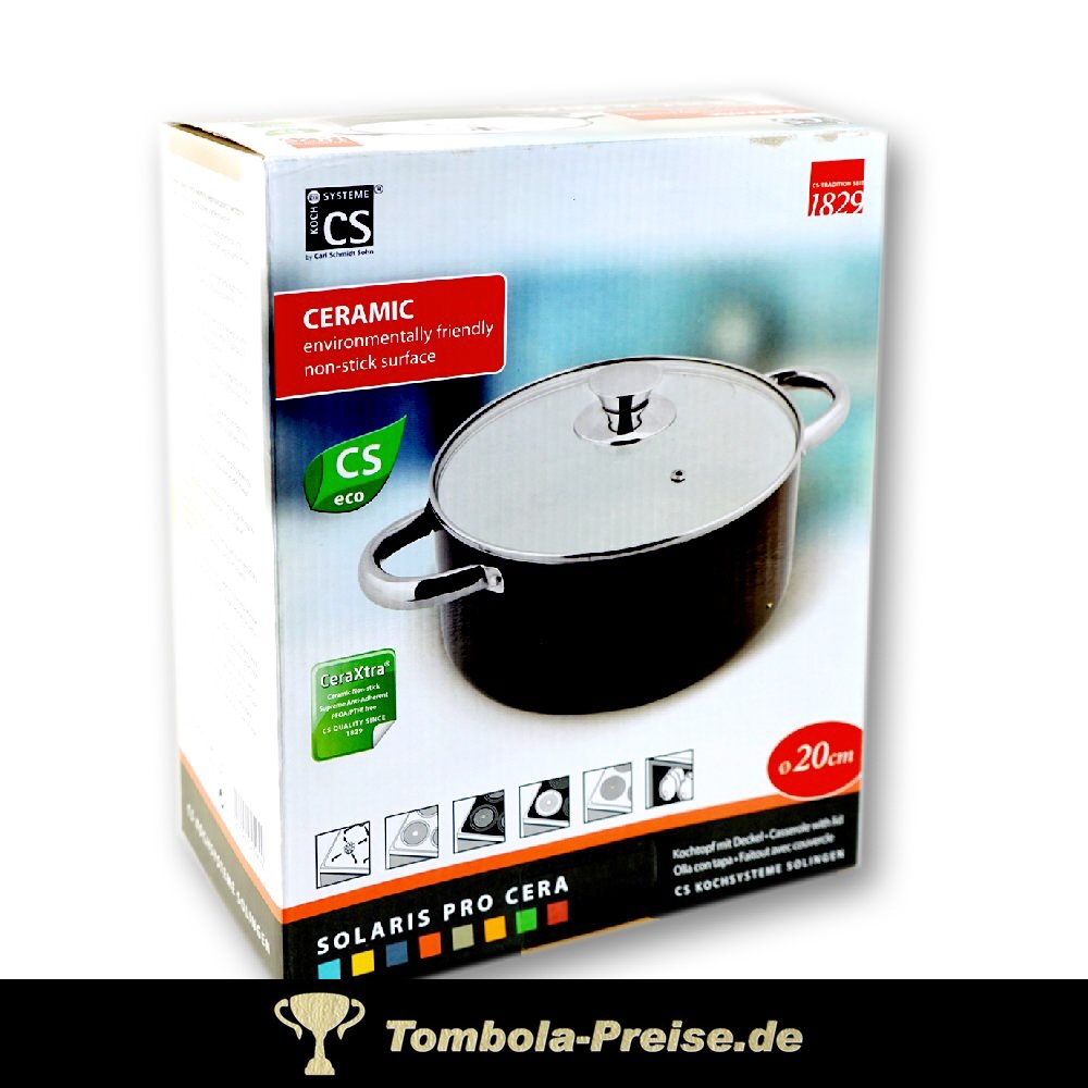 TreuePr&auml;sent Kochtopf mit Deckel 20 cm