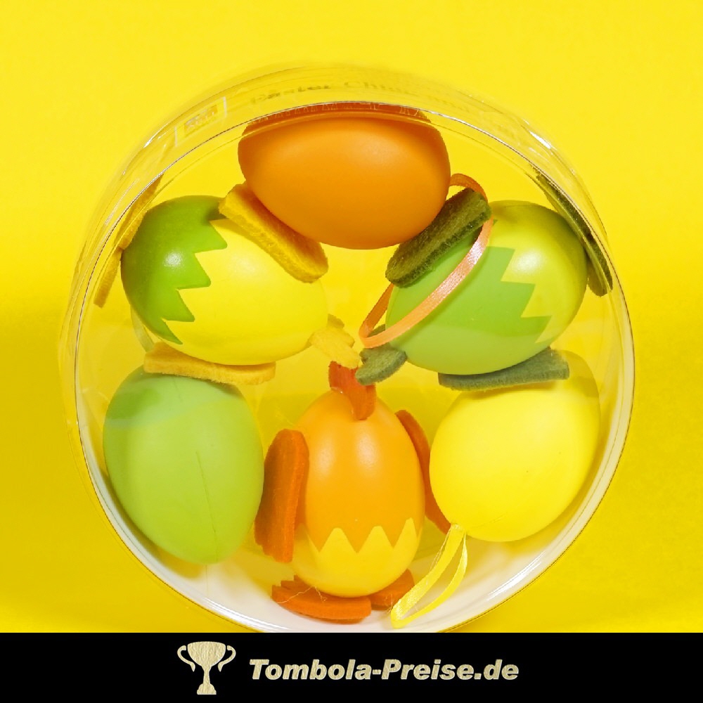 6er-Set Deko-Ostereier