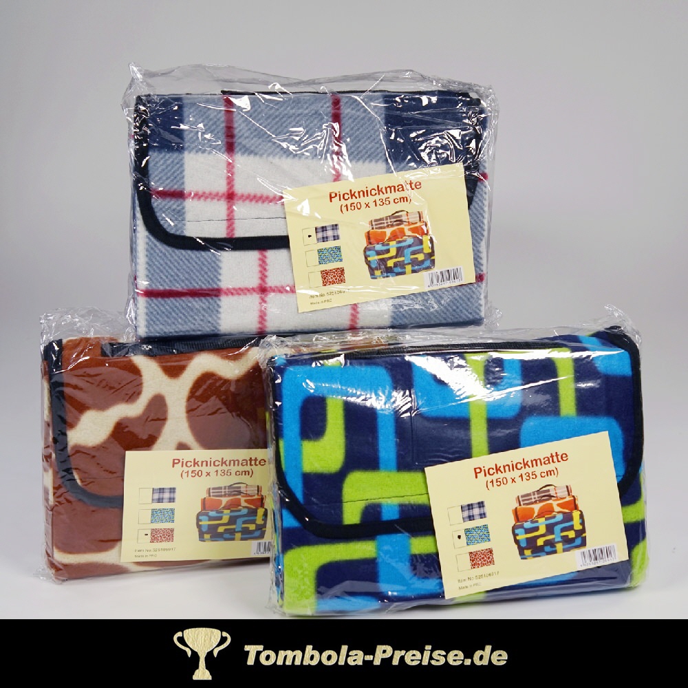 Picknickdecke Designs sortiert