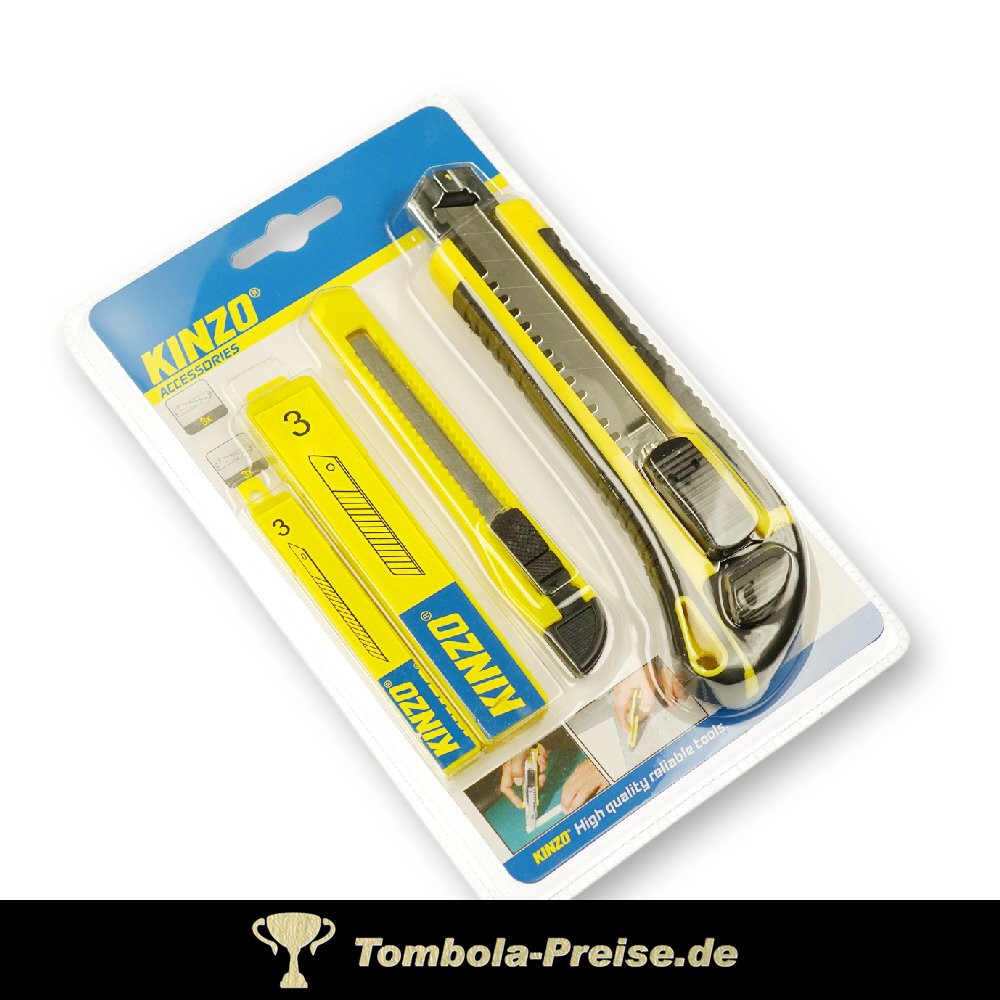 Cuttermesser-Set mit Ersatz-Klingen