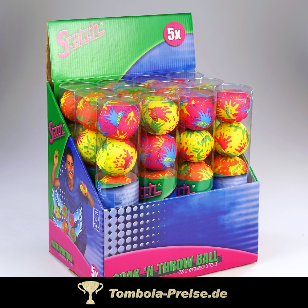 Wasser-Spassball-5er-Set im Display