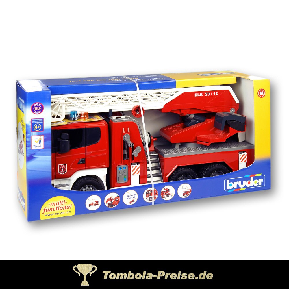Feuerwehr-Leiterwagen BRUDER
