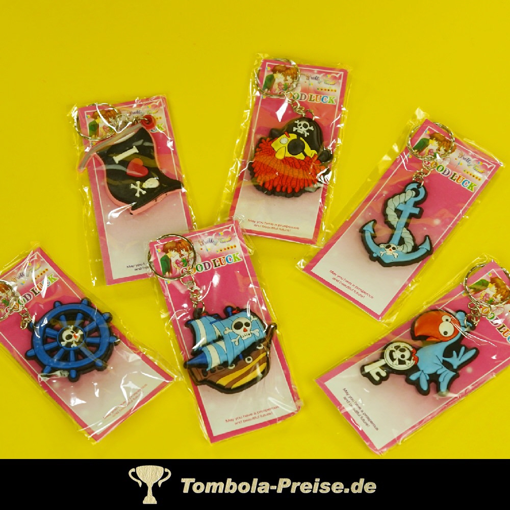 Schl&uuml;sselanh&auml;nger Piratensymbole