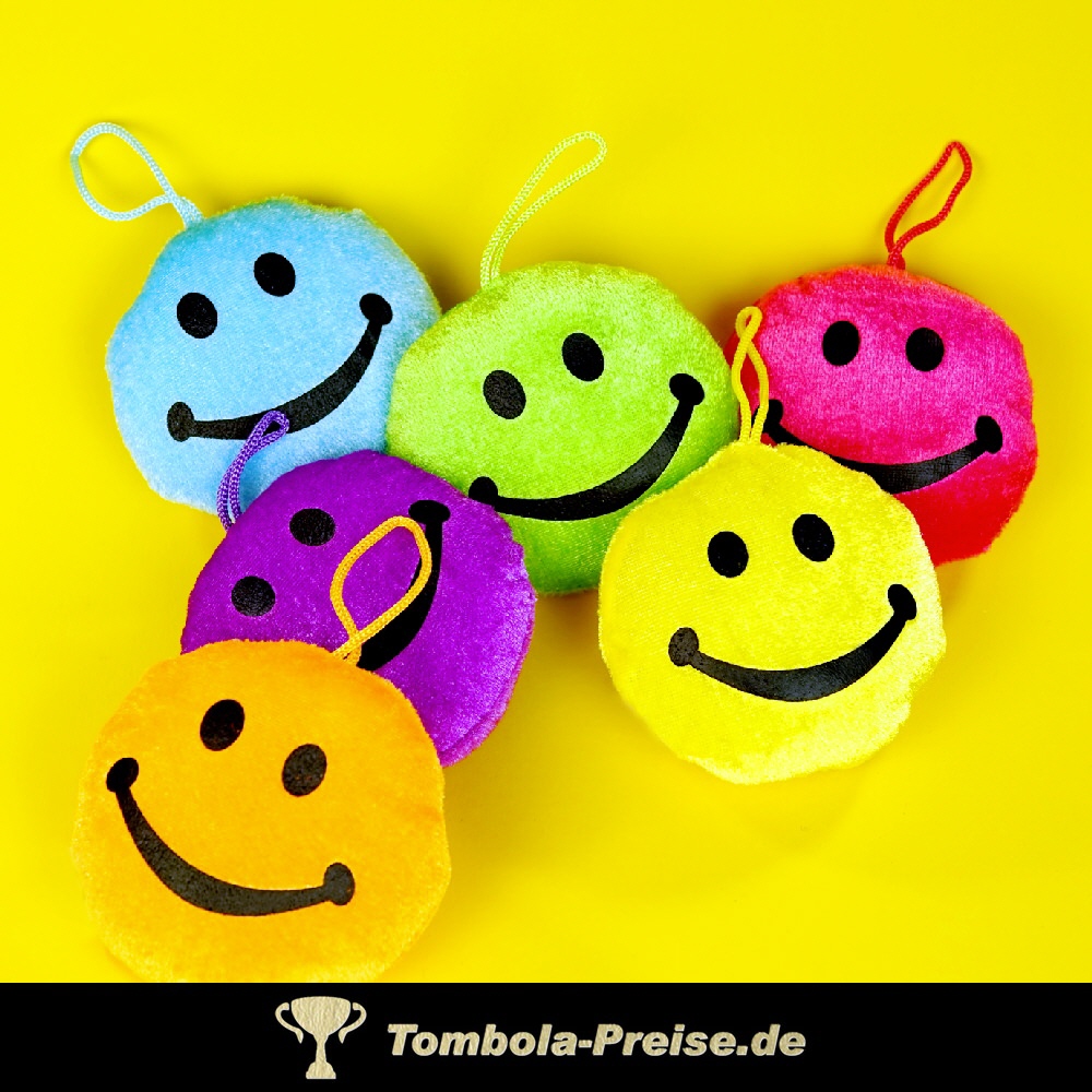 Pl&uuml;sch-Lachgesichter 10 cm