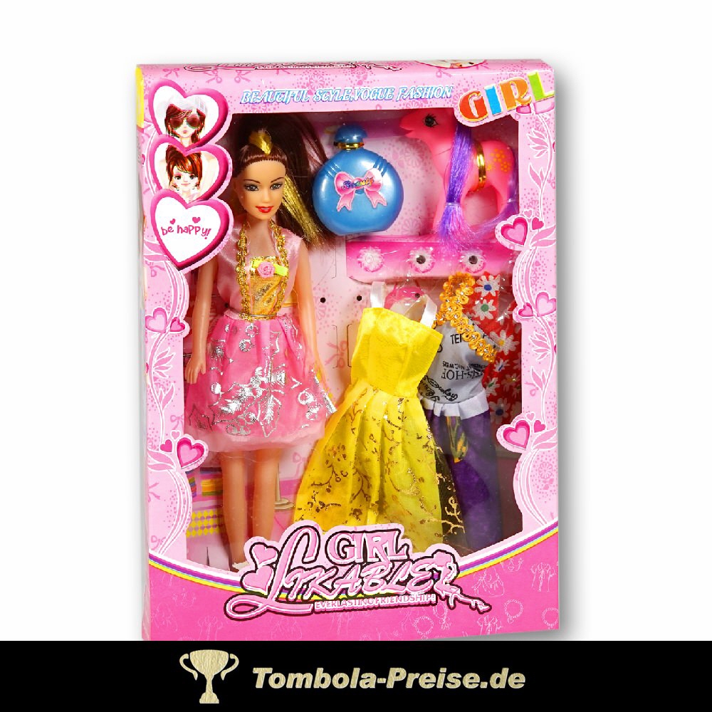 Puppe mit Zubeh&ouml;r