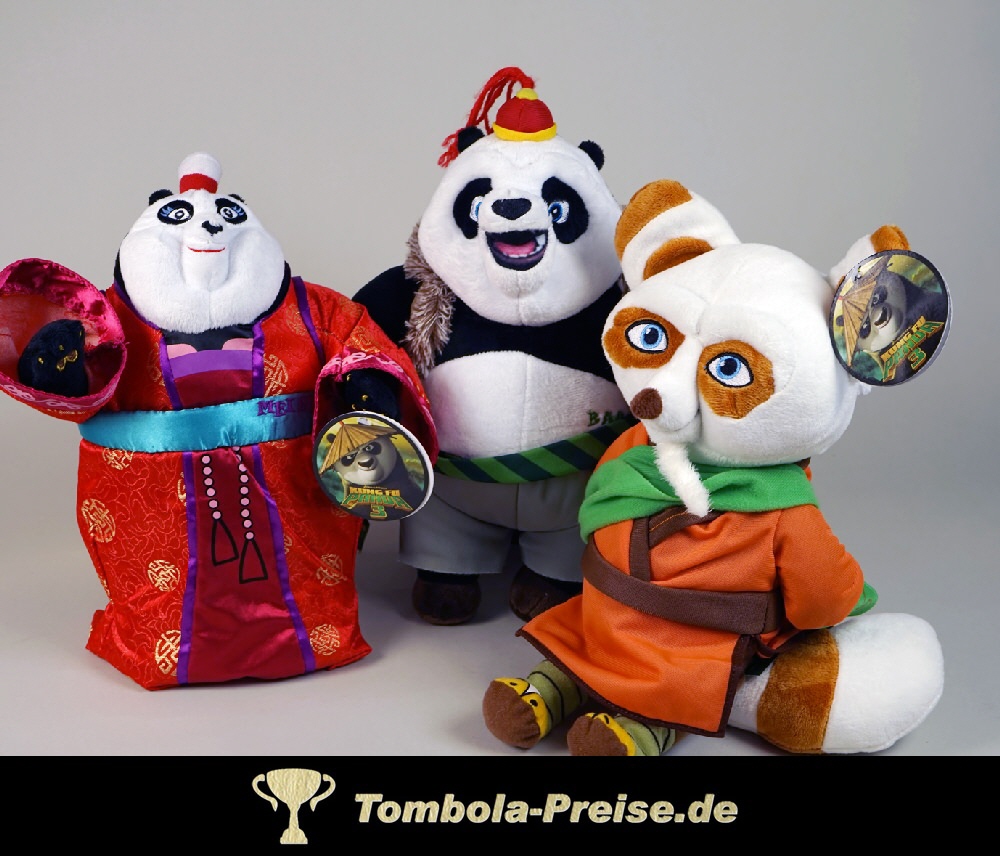 TreuePräsent Kung Fu Panda Plüschfiguren groß