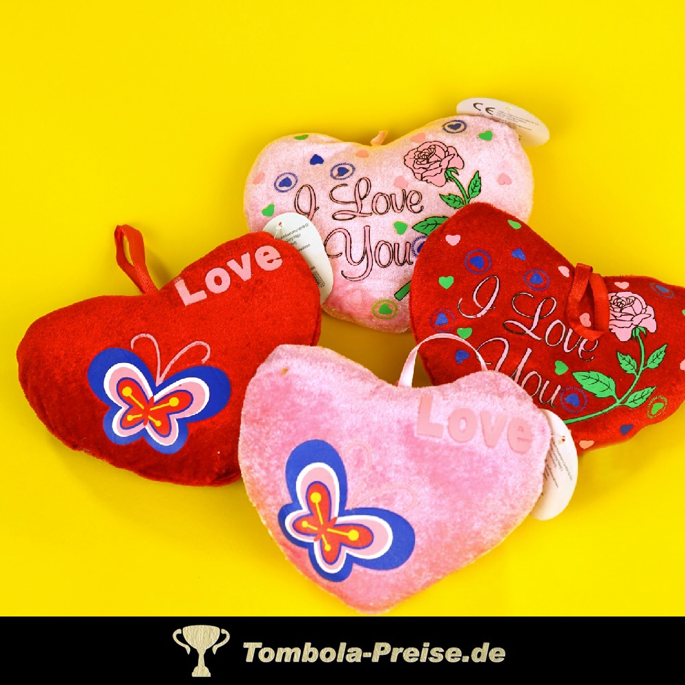Pl&uuml;sch-Herzen Liebe
