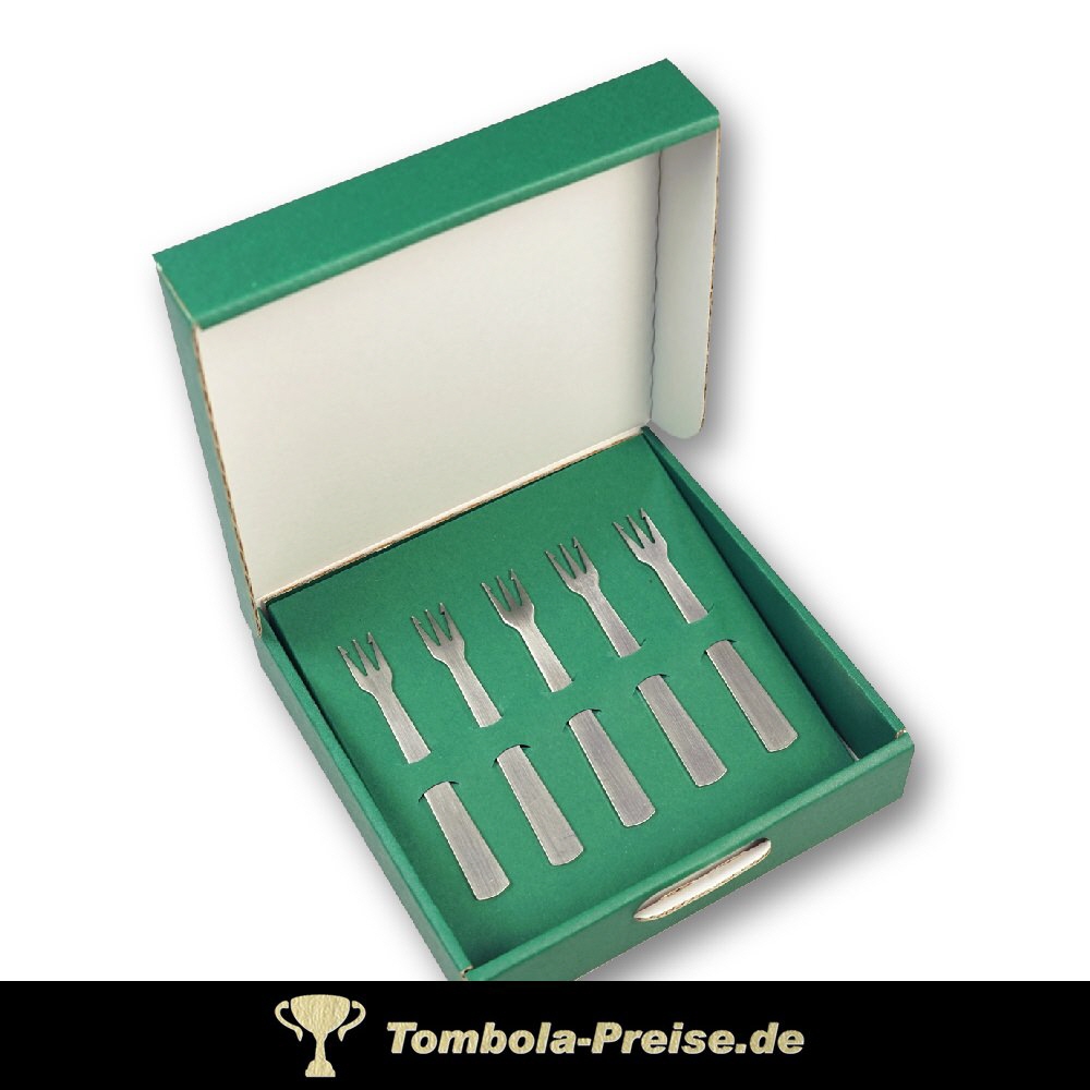 Geschenk-Set f&uuml;nf Pommesgabeln Modell 04