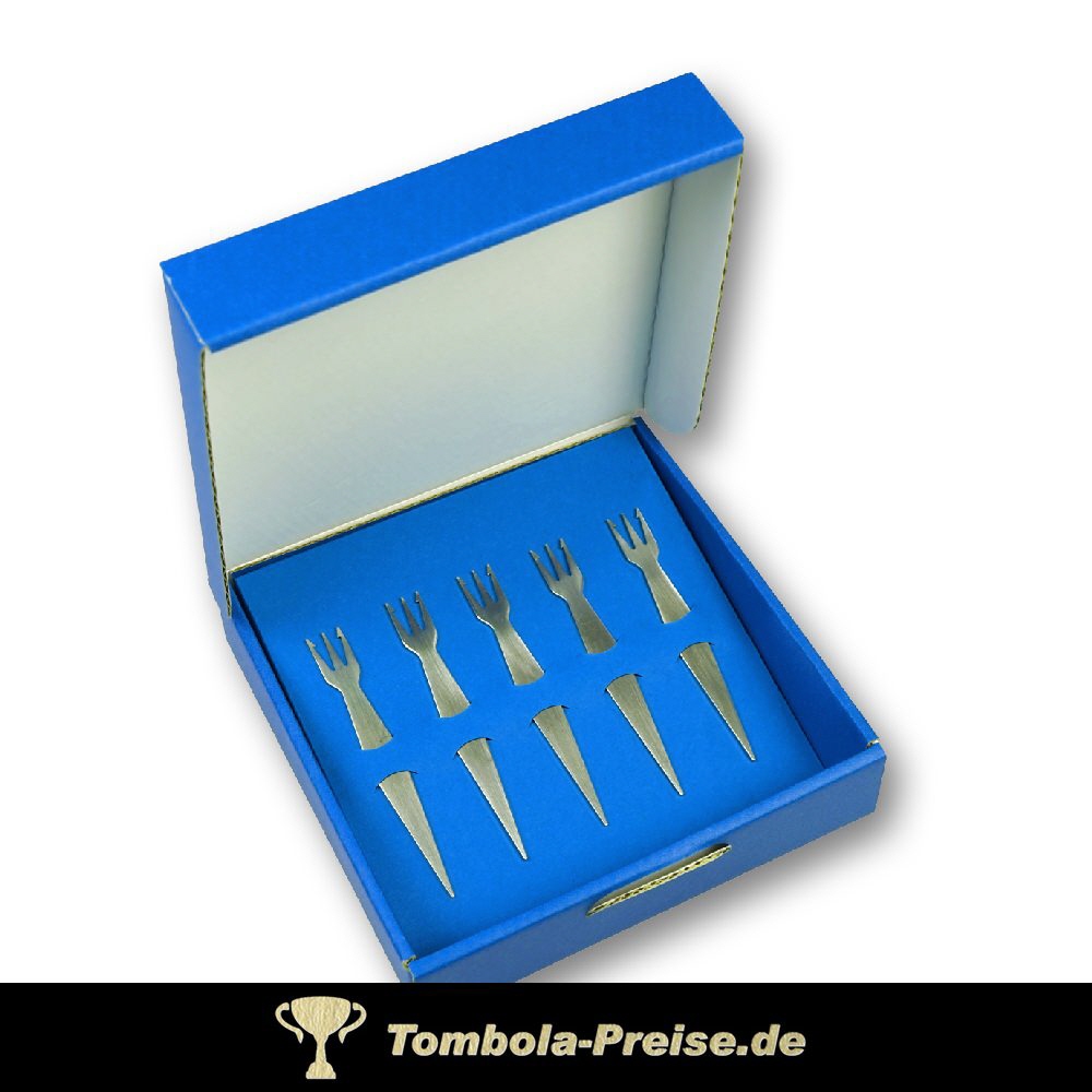 Geschenk-Set f&uuml;nf Pommesgabeln Modell 05