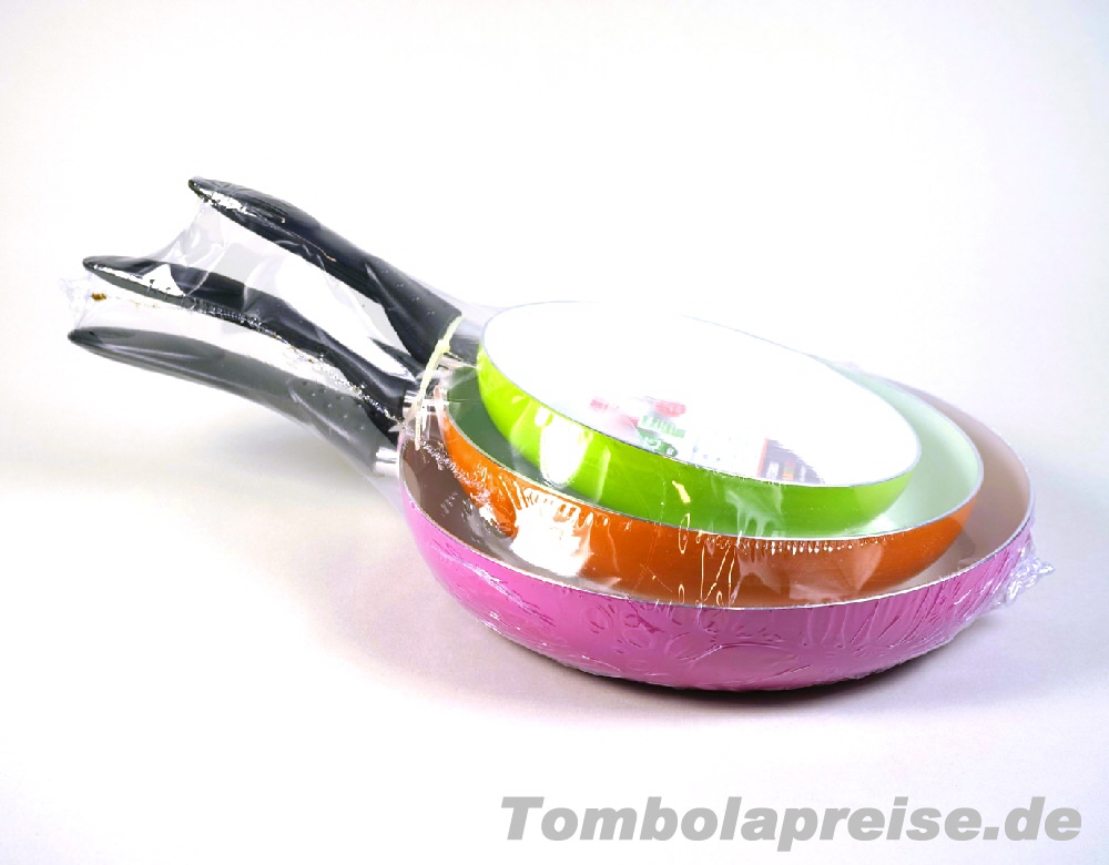 Tombolapreis 3er-Set Pfannen