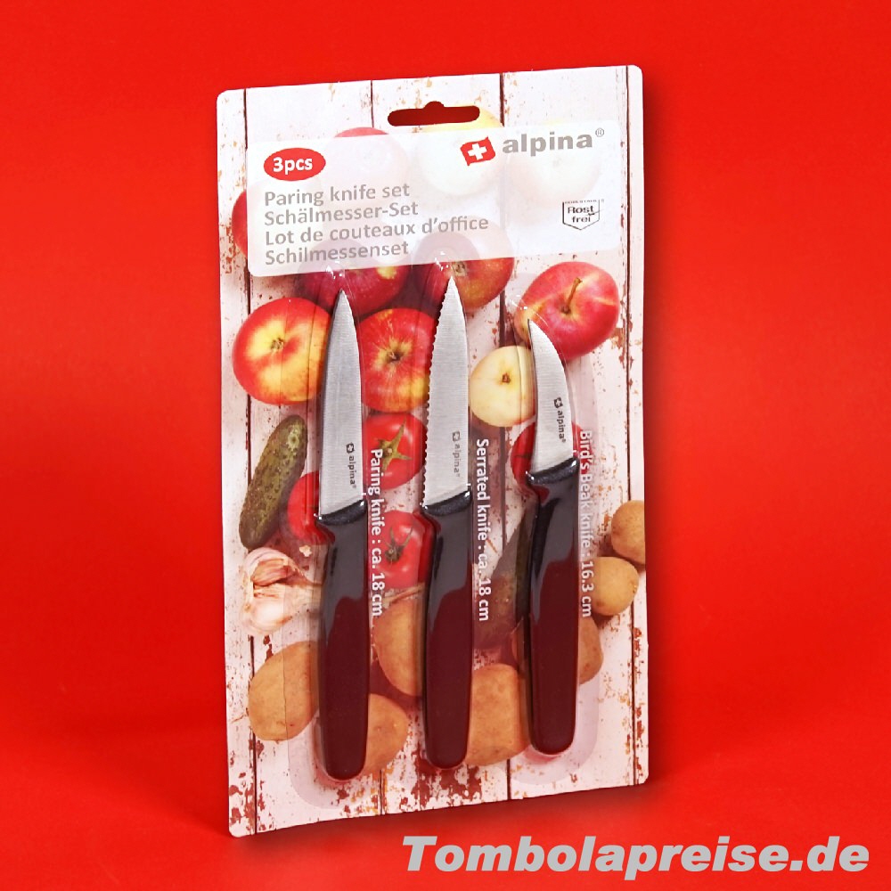 Tombolapreis 3er-Sch&auml;lmesser-Set