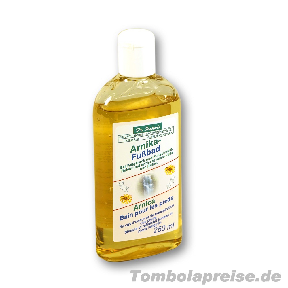 Tombolapreis Arnika-Fu&szlig;bad