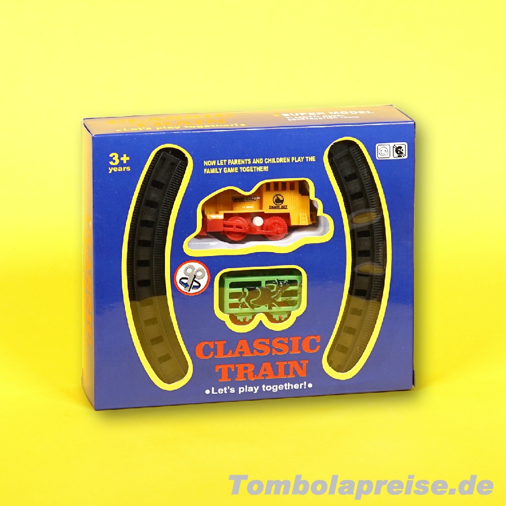 Tombolapreis Aufzieh-Spielzeugeisenbahn