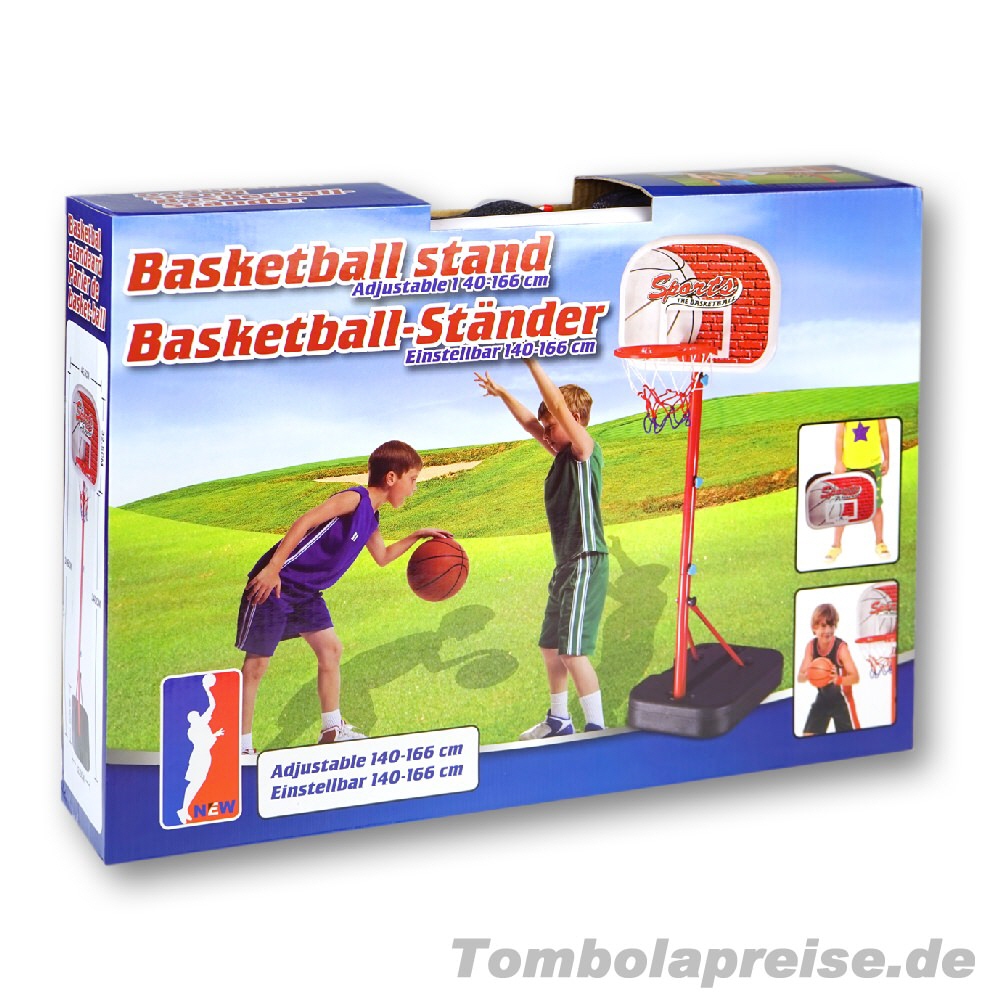 Tombolapreis Basketball-Set mit Ball & St&auml;nder