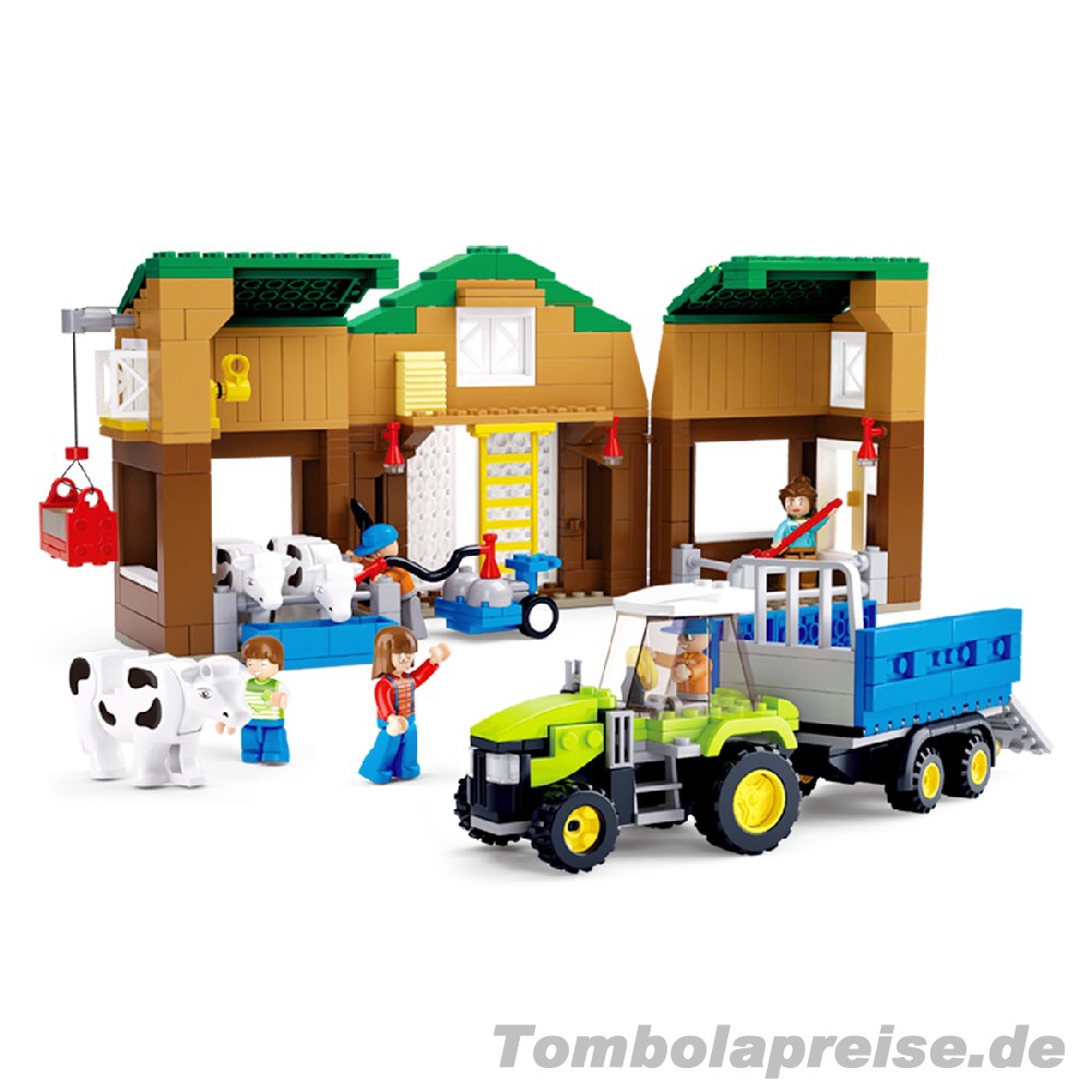 Tombolapreis Klemmbausteinkasten Bauernhof