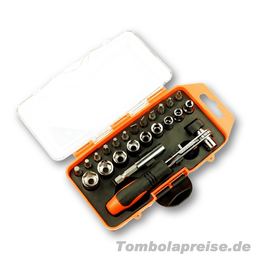 Tombolapreis Bit- und Steckschl&uuml;sselsatz