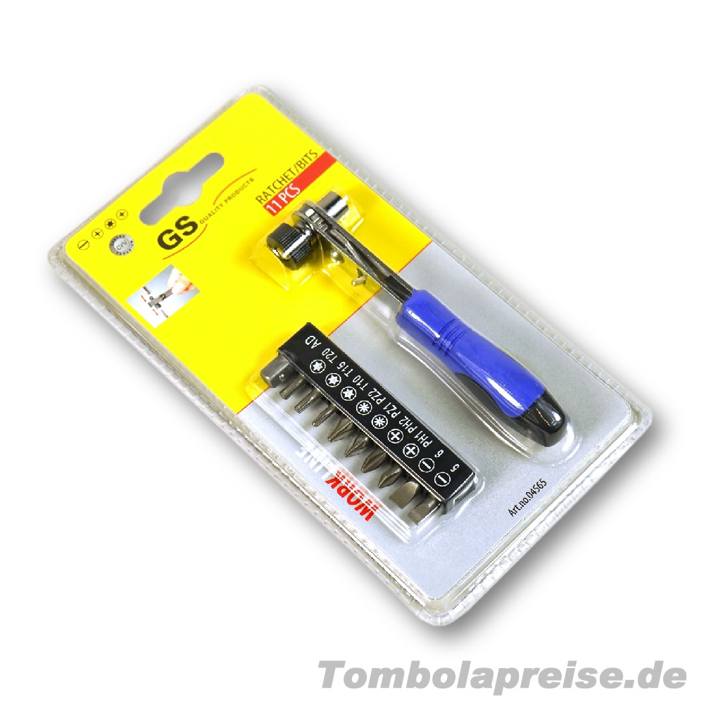 Tombolapreis Bitset mit Ratsche