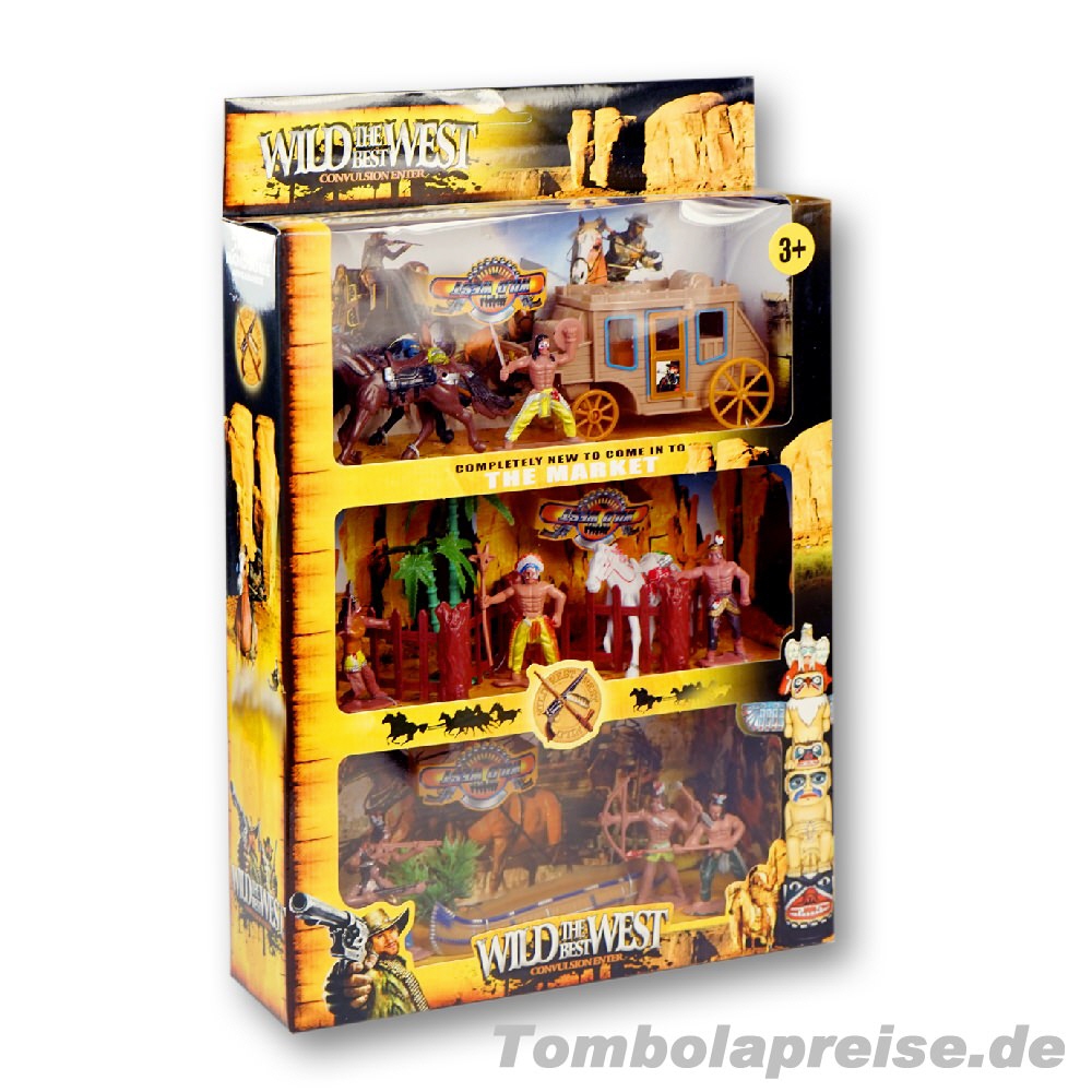 Tombolapreis Cowboy und Indianer Spielset