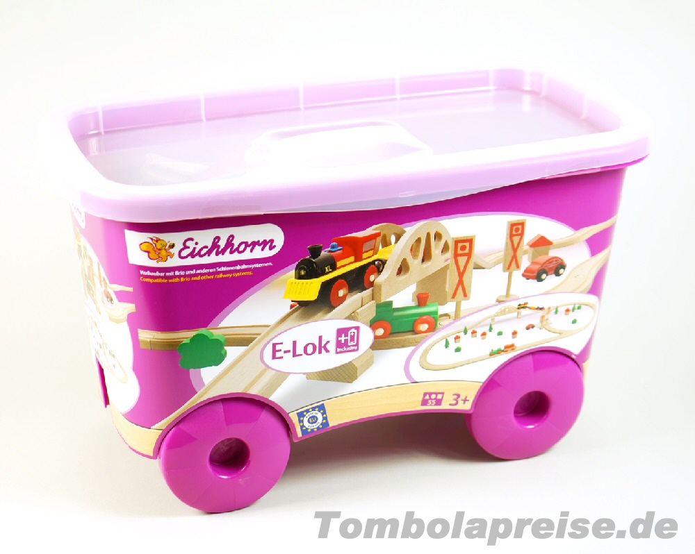 Tombolapreis Holz-Eisenbahn