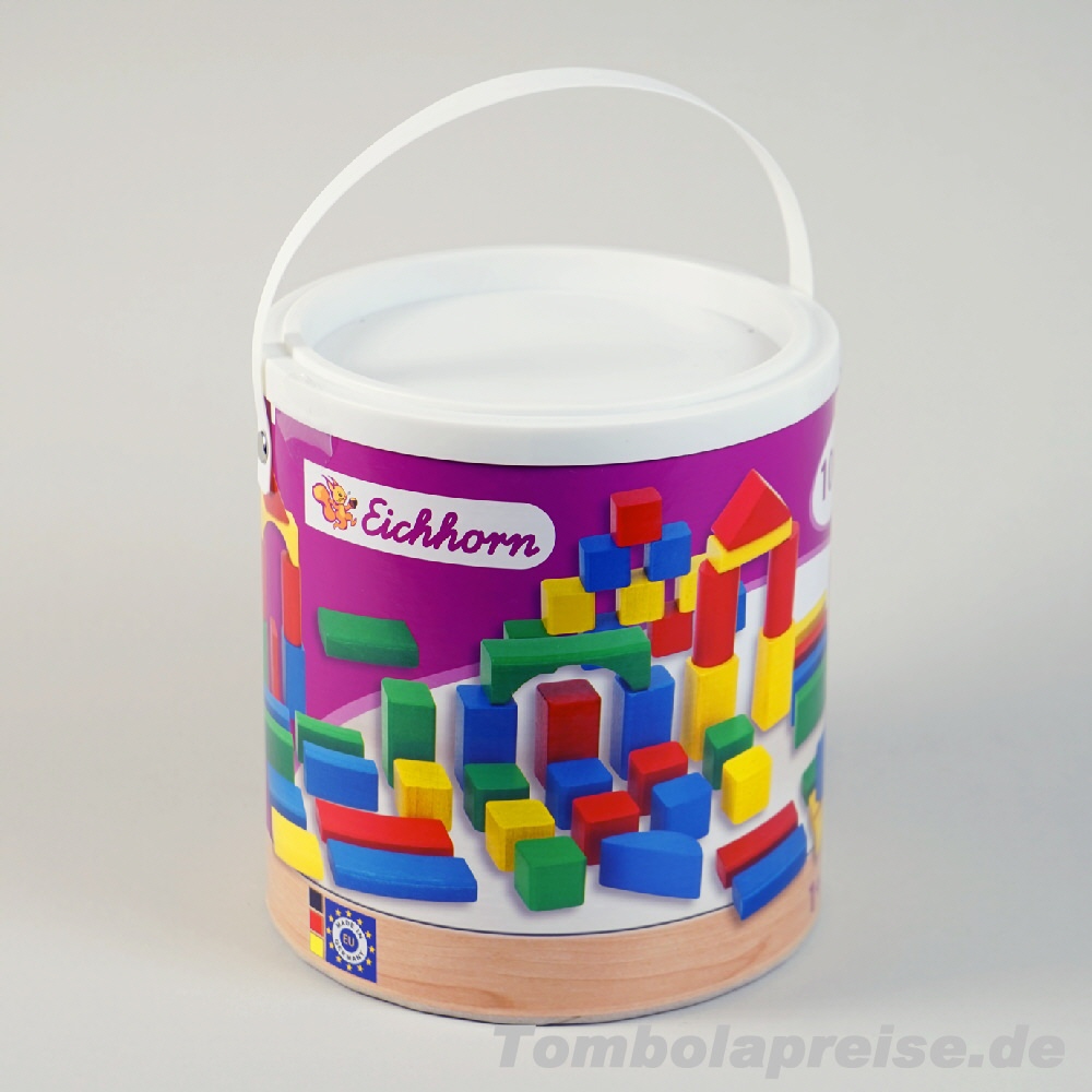 Tombolapreis Holzbaukl&auml;tze in Tonne
