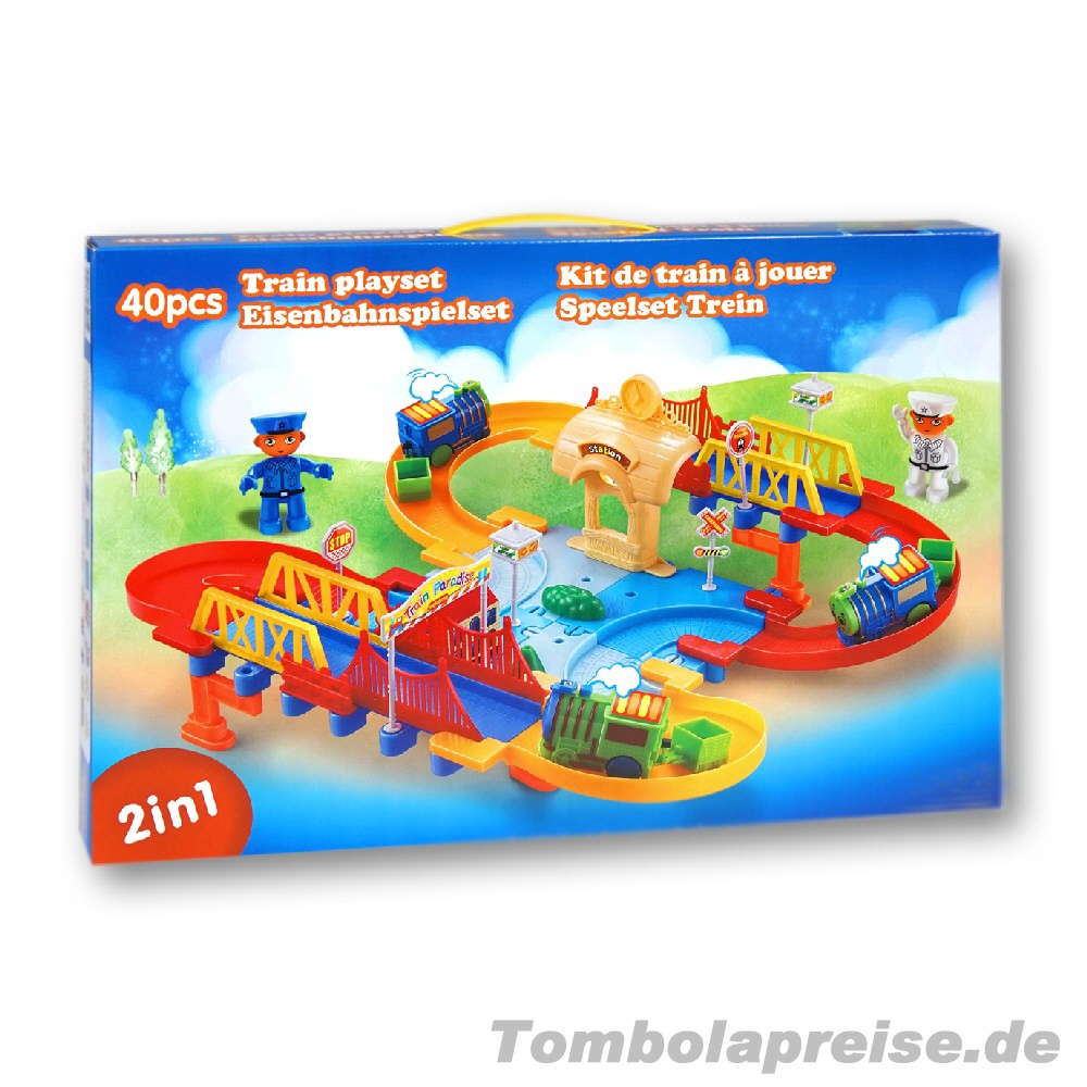Tombolapreis Eisenbahn-Spielset